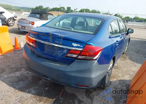 2013 Honda Civic Lx из США, поврежденный, VIN 19XFB2F53DE052397